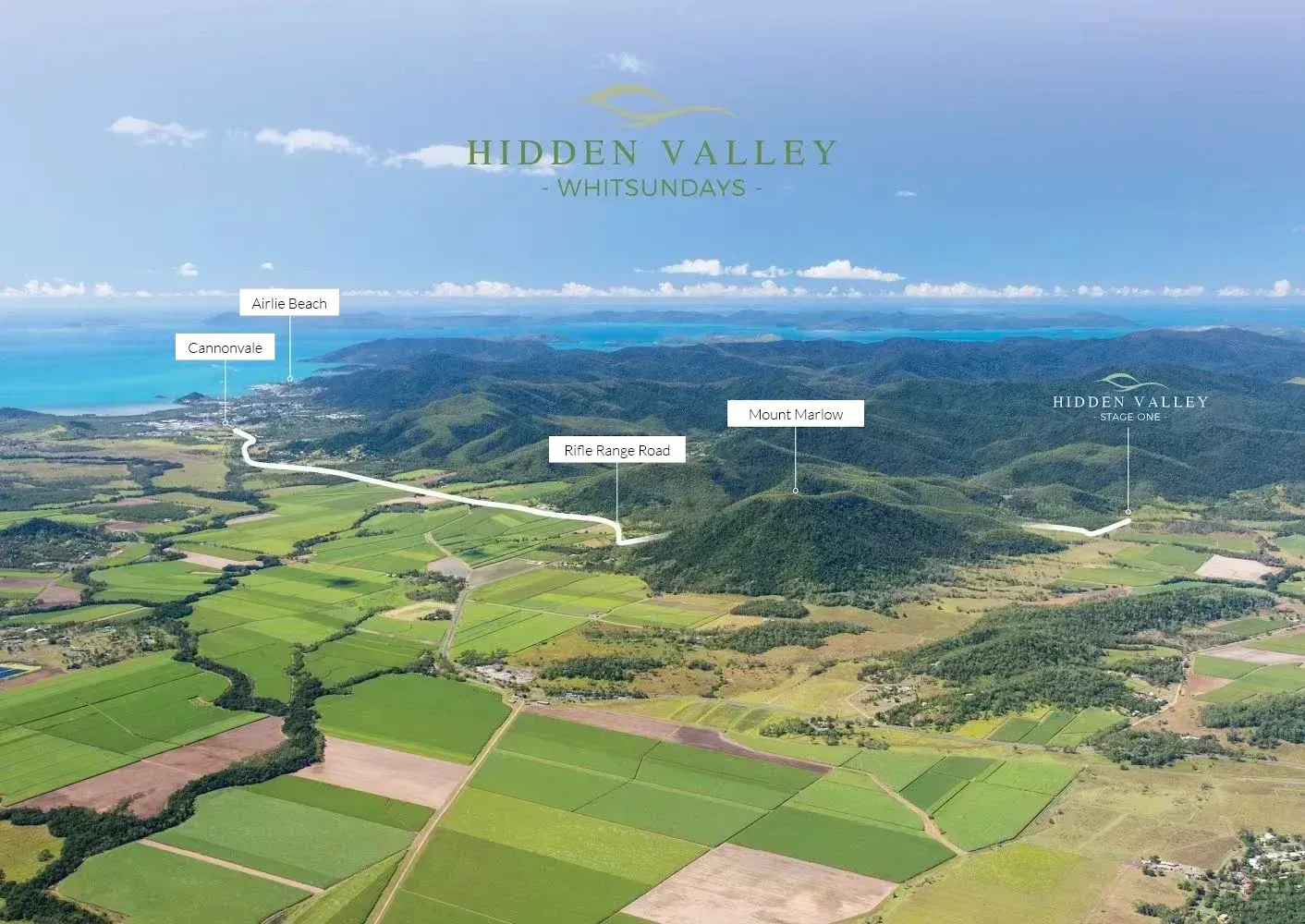 Aerial over Twin Creeks and the Hidden Valley community